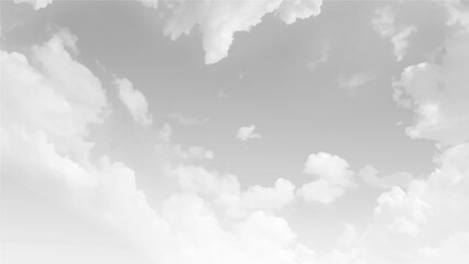 Wall Mural - white cloudy sky for background. black sky with white clouds. beautiful sky background and wallpaper