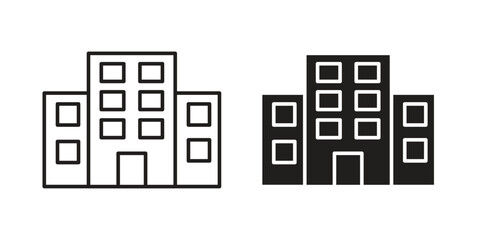 Wall Mural - Building icon