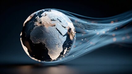 Wall Mural - global connectivity