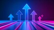 © 순단 강 - Growth and development represented by an upward arrow