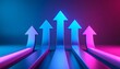 © 순단 강 - Growth and development represented by an upward arrow