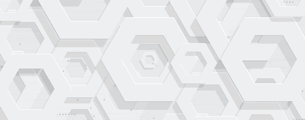 Abstract business geometrical technology and science background