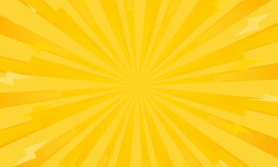 Wall Mural - Orange gradient ray burst dot style background vector design