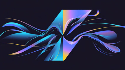 Wall Mural - Iridescent Vortex