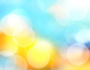 Wall Mural - Colorful abstract background blur with bokeh