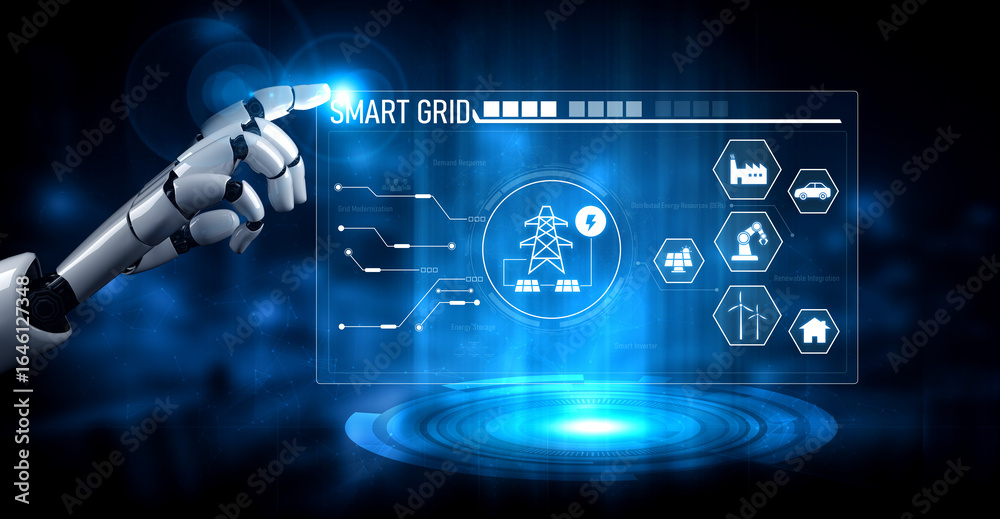 AI optimizes smart grid infrastructure by integrating renewable energy ...