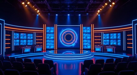 Generative AI-powered virtual stage design for ultimate immersive media.