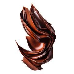 Wall Mural - Abstract form isolated on transparent background