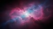 © AUFAAZRILAL - Deep space cosmic landscape featuring a radiant nebula, with glowing gases of pink and blue creating a celestial spectacle of universal wonder