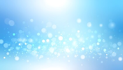 Light blue bokeh background