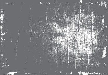 Wall Mural - grunge paper texture with peeling torn edge and scratched creases. dirty distressed surface with old