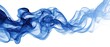 © aisyah - Abstract swirls of deep blue smoke against a white background