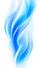 Canvas Print - blue translucent smoke design captivating vector image with floating textures and gradients.