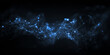 © Hmen - INTERFAZ FUTURISTA DE IA: LÍNEAS DE DATOS AZULES NEÓN MINIMALISTAS