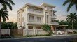© Imtiaz - Urban luxury home in prime residential area in India showcasing modern elegance