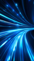 Wall Mural - Abstract Futuristic Speed Lines