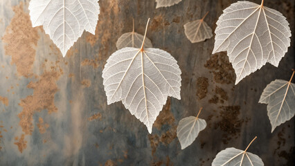leaves background. falling leaves