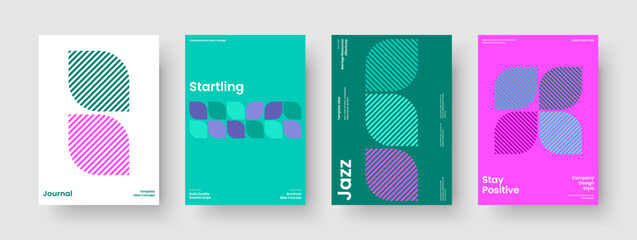 Wall Mural - isolated book cover template. creative poster design. abstract background layout. flyer. business pr