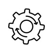 © AkonSt - Rotating gear, symbolizing continuous process.
