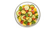 © Razib Ahmed  - Spicy cucumber and pineapple salad with chili and cilantro isolated on transparent background