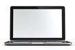 © The Little Hut - Sleek Laptop with Blank Screen Display, Perfect for Mockups and Presentations on White Background