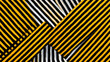 © Daniel - Abstract design with diagonal yellow and white stripes on a black background.