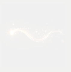 Wall Mural - Futuristic Gold Wave Light Design