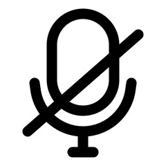Mute Microphone Icon
