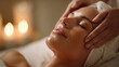 © MrNatapomg - A woman enjoying a relaxing facial massage