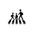 © Aiman - Pedestrian crossing vector  , Pedestrian crossing icon