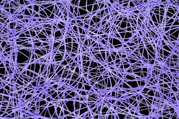 abstract background with purple lines on a black background. Texture.
