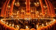 © FATEMATUZZOHRA - Vibrant Festival Celebration with Marigold Garlands and Oil Lamps