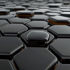 Wall Mural - contemporary background with smooth tile and liquid drop, featuring sophisticated pattern texture