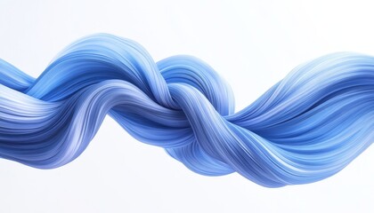 Wall Mural - abstract wave design featuring wavy blue pattern and color gradient stripes for artistic background