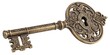 © Touch Heart Photo - Ornate Bronze Key Antique Design, Fantasy Theme, lock , vintage