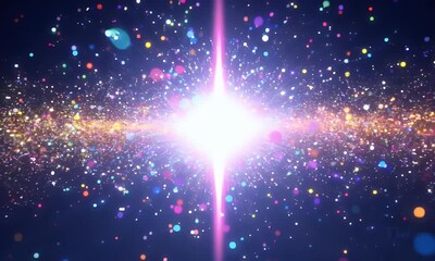 Wall Mural - abstract background with stars, abstract background with bubbles