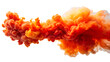 © HabibaAkter - Orange and Yellow Ink Cloud Explosion on Transparent Background