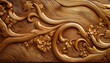 © Tom - carved wood beauty gold wooden textures with carving and detailing