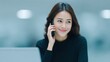 © Phichaphat - Business Woman Calling | Mobile Phone, Office, Technology