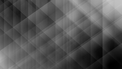 Wall Mural - Black and white geometric abstract background