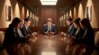 © Gleb - Business Meeting Participants Distracted by Smartphones