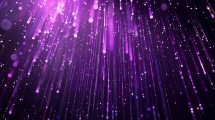 Wall Mural - purple abstract digital rain