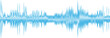 © YoYo & J studio - blue sound wave. Podcast sound wave line of voice. Record music player. Mobile talk track. Sound waves for voice message. Audio wave