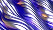 © LOL - Abstract iridescent waves of blue, silver, and gold flow across the frame, creating a dynamic and fluid texture.