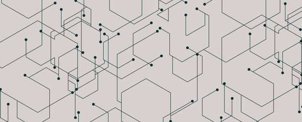 Abstract modern business technology and science background