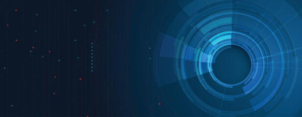Abstract modern business technology and science background