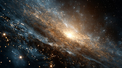 Wall Mural - celestial nebula: an awe-inspiring scene of a vibrant galaxy nebula, showcasing swirling cosmic clou