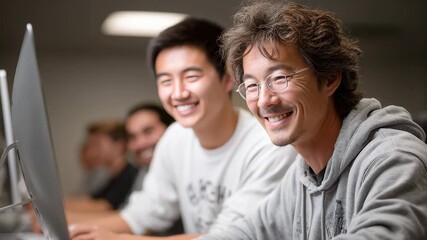 Teamwork Developers Coding Together
