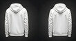 © Gudang - Clean white hoodie mockup ready for custom designs Perfect for apparel branding ecommerce showcasing your unique graphic art or text