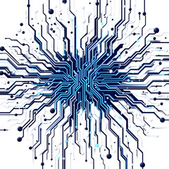 Exploring digital circuitry technology background graphic design abstract art digital environment wide view innovative concepts